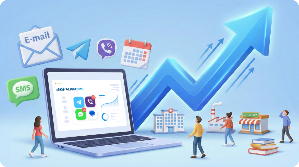 Интеграции AlphaSMS обеспечивают рост бизнеса