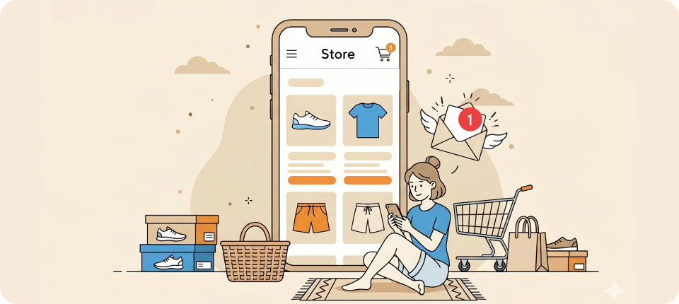 SMS возвращает внимание клиента к выбранному товару